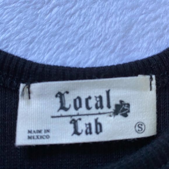 Black tank topNEVER WORN with heart and devil horn - Picture 3 of 4